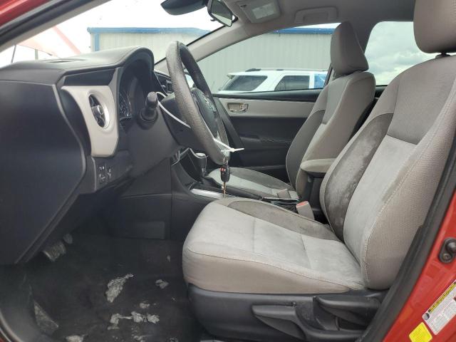 2T1BURHE5JC963808 - 2018 TOYOTA COROLLA L Czerwony zdjęcie 7