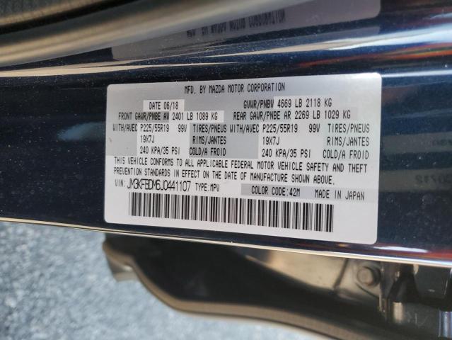 JM3KFBDM6J0441107 - 2018 MAZDA CX-5 GRAND TOURING BLUE photo 13