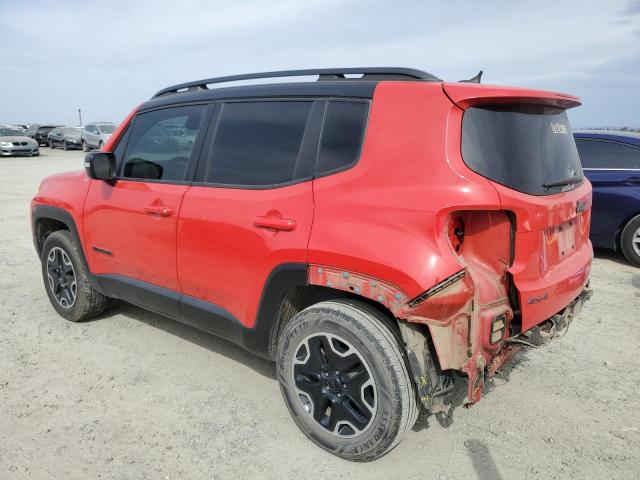 ZACCJBCB8HPF17409 - 2017 JEEP RENEGADE TRAILHAWK RED photo 2