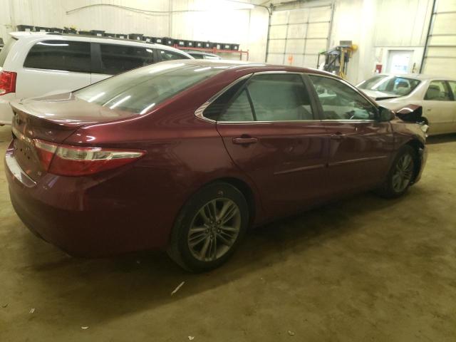 4T1BF1FK0GU568706 - 2016 TOYOTA CAMRY LE BURGUNDY photo 3