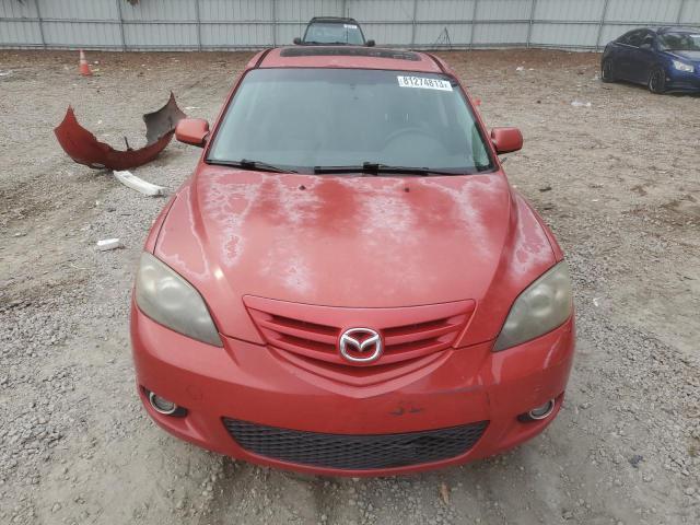 JM1BK343741188220 - 2004 MAZDA 3 HATCHBACK RED photo 5