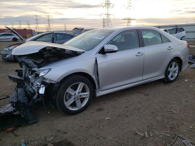 4T1BF1FK4DU655794 - 2013 TOYOTA CAMRY L SILVER photo 1