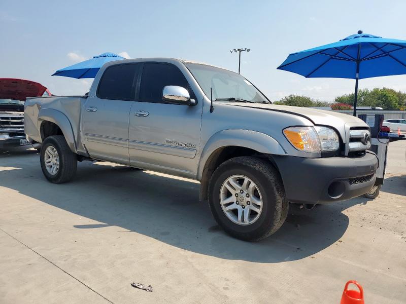 5TBET34196S524893 - 2006 TOYOTA TUNDRA DOUBLE CAB SR5 SILVER photo 4