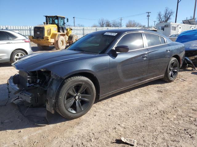 2C3CDXBG7JH312063 - 2018 DODGE CHARGER SXT CHARCOAL photo 1