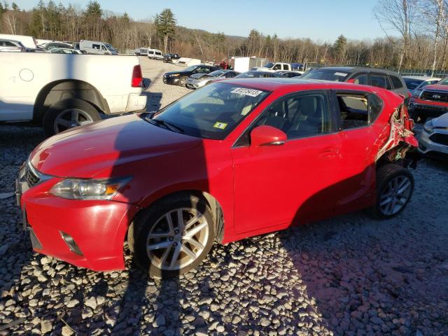 JTHKD5BH1E2181195 - 2014 LEXUS CT 200 RED photo 1