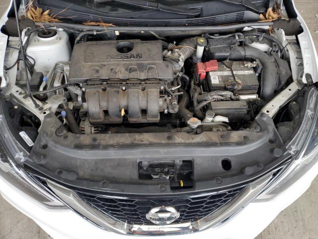 3N1AB7AP8KY343623 - 2019 NISSAN SENTRA S WHITE photo 11