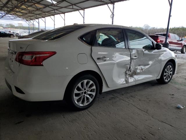 3N1AB7AP8KY343623 - 2019 NISSAN SENTRA S WHITE photo 3