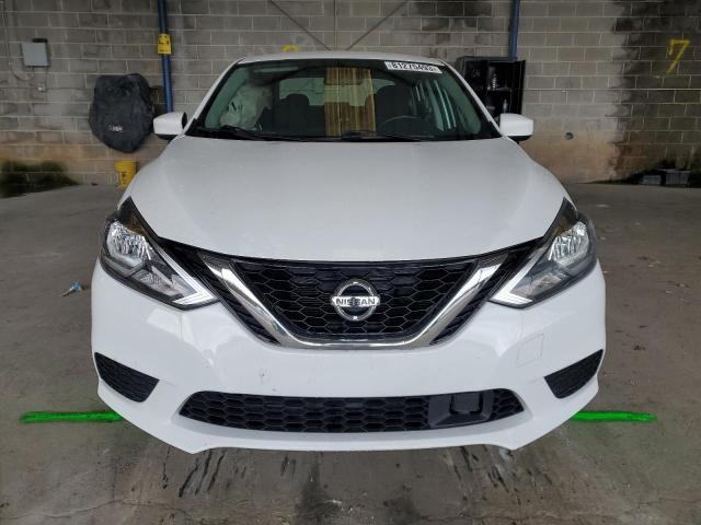 3N1AB7AP8KY343623 - 2019 NISSAN SENTRA S WHITE photo 5