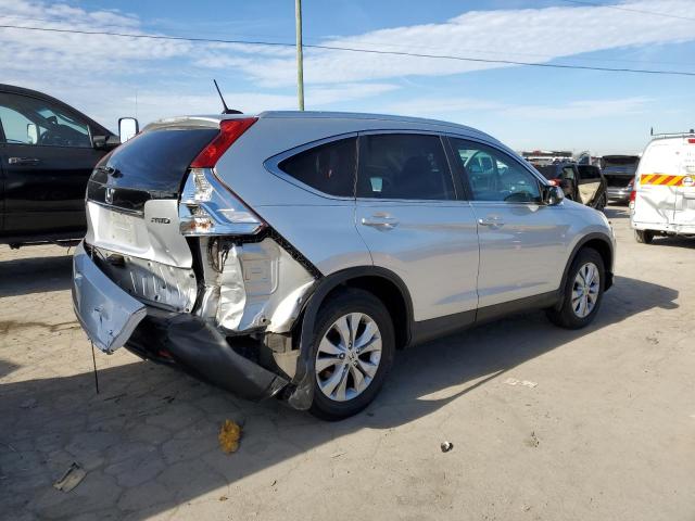 2HKRM4H72DH668475 - 2013 HONDA CR-V EXL SILVER photo 3