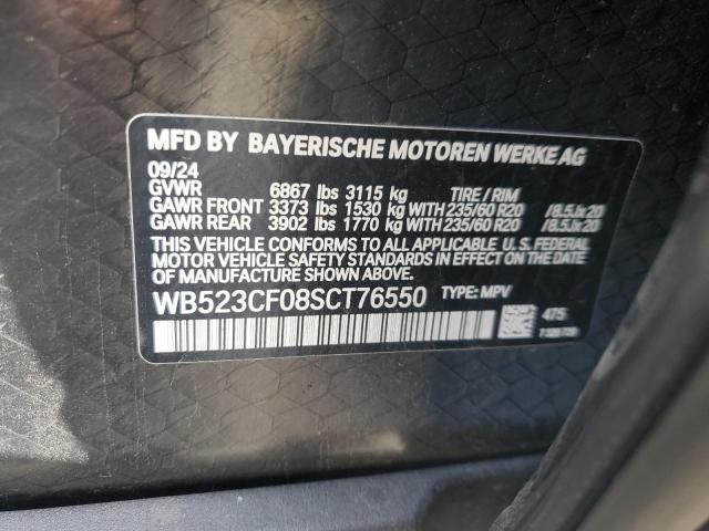 WB523CF08SCT76550 - 2025 BMW IX XDRIVE50 BLACK photo 14