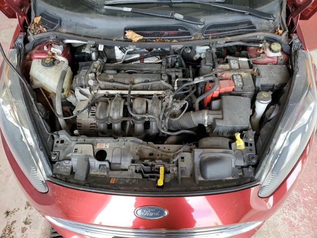 3FADP4BJXFM175619 - 2015 FORD FIESTA SE RED photo 12