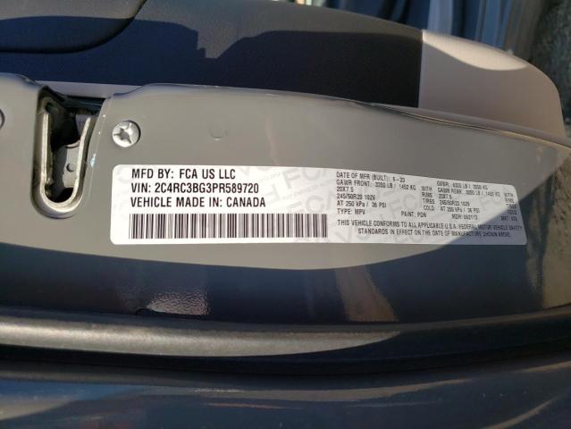 2C4RC3BG3PR589720 - 2023 CHRYSLER PACIFICA TOURING L Grau Foto 13