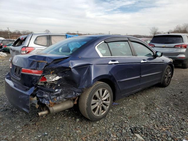 1HGCP3F76CA013253 - 2012 HONDA ACCORD EX BLUE photo 3