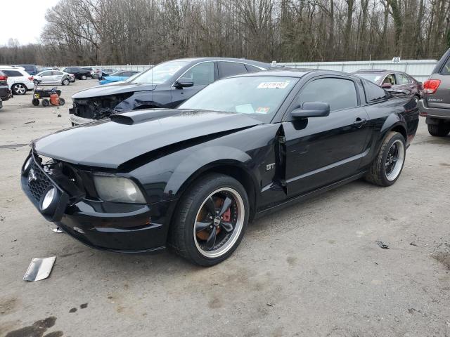 1ZVHT82H885166354 - 2008 FORD MUSTANG GT BLACK photo 1