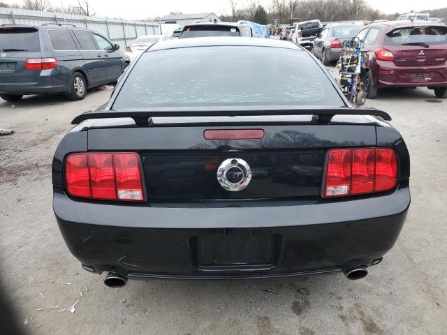 1ZVHT82H885166354 - 2008 FORD MUSTANG GT BLACK photo 6