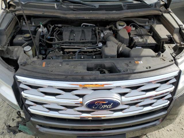 1FM5K8F84JGB57952 - 2018 FORD EXPLORER LIMITED GRAY photo 12