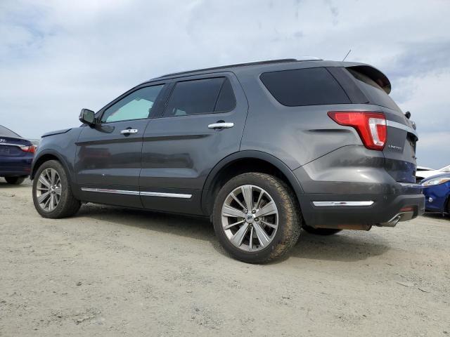 1FM5K8F84JGB57952 - 2018 FORD EXPLORER LIMITED GRAY photo 2