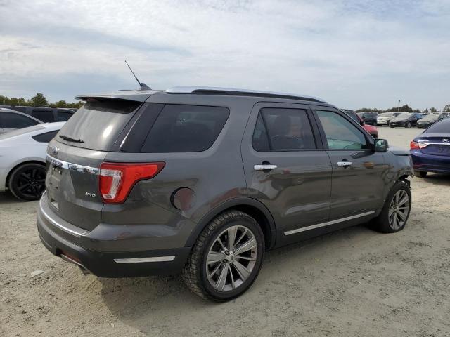 1FM5K8F84JGB57952 - 2018 FORD EXPLORER LIMITED Grau Foto 3