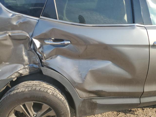5XYZTDLB6EG202815 - 2014 HYUNDAI SANTA FE S GRAY photo 11