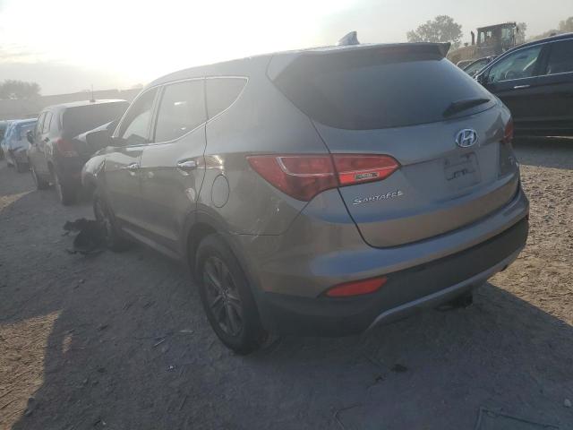 5XYZTDLB6EG202815 - 2014 HYUNDAI SANTA FE S GRAY photo 2