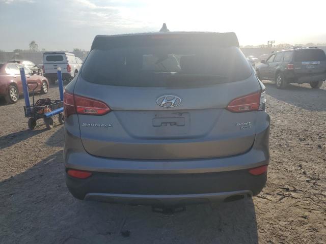5XYZTDLB6EG202815 - 2014 HYUNDAI SANTA FE S GRAY photo 6