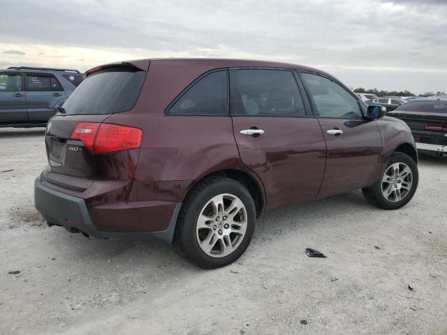 2HNYD28328H537410 - 2008 ACURA MDX TECHNOLOGY MAROON photo 3