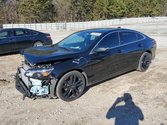 1G1ZD5ST7JF162103 - 2018 CHEVROLET MALIBU LT BLACK photo 1