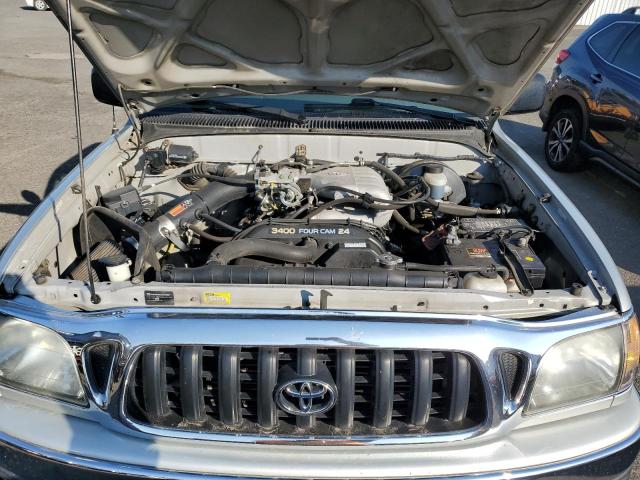 5TEWN72NX2Z070220 - 2002 TOYOTA TACOMA XTRACAB Srebrny zdjęcie 11