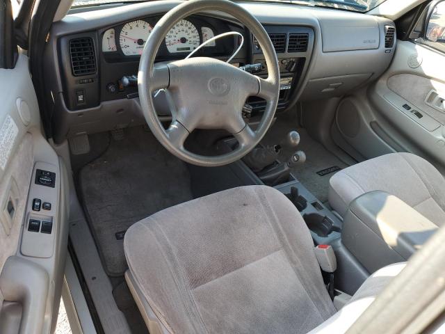 5TEWN72NX2Z070220 - 2002 TOYOTA TACOMA XTRACAB Srebrny zdjęcie 8