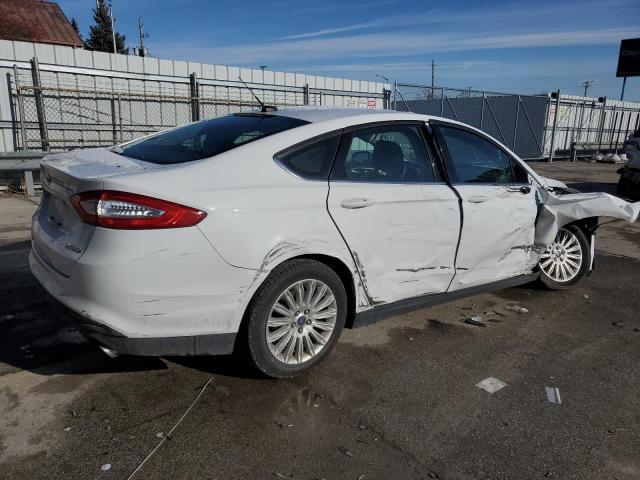 3FA6P0UU8GR155978 - 2016 FORD FUSION S HYBRID WHITE photo 3