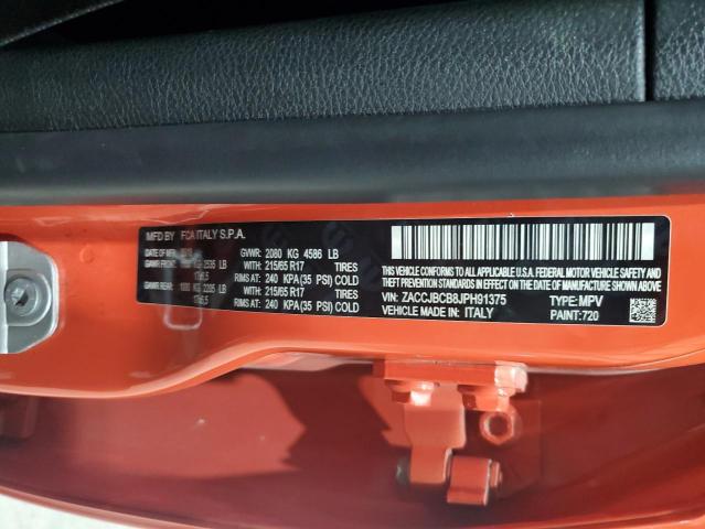 ZACCJBCB8JPH91375 - 2018 JEEP RENEGADE TRAILHAWK ORANGE photo 14