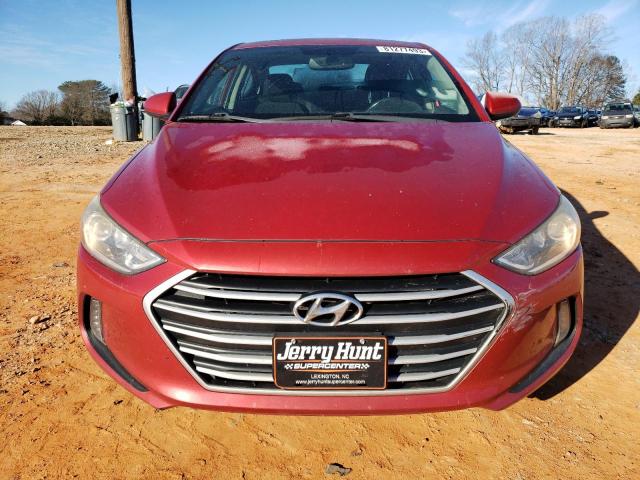 5NPD84LF9HH203159 - 2017 HYUNDAI ELANTRA SE RED photo 5