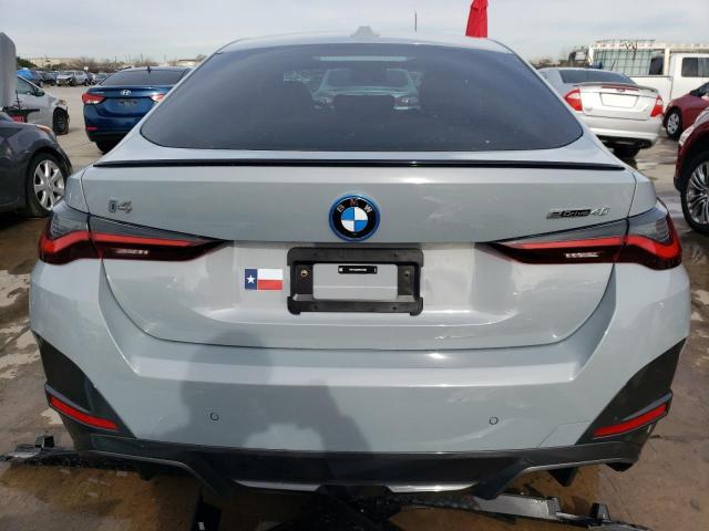 WBY73AW09PFR28589 - 2023 BMW I4 EDRIVE4 GRAY photo 6