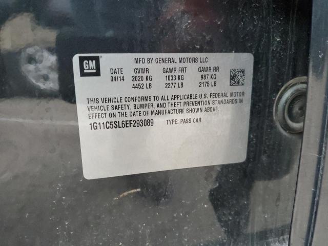 1G11C5SL6EF293089 - 2014 CHEVROLET MALIBU 1LT 石墨色 照片 12