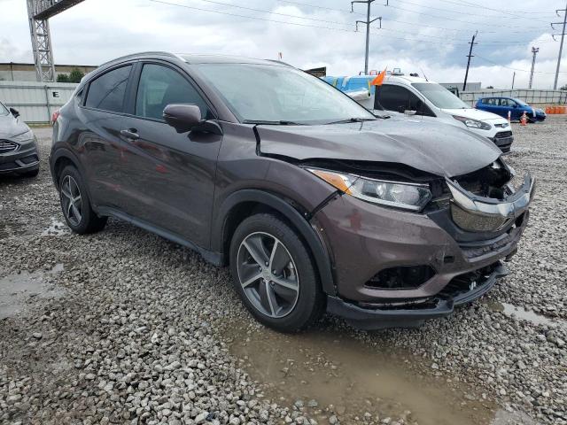 3CZRU6H58NM716268 - 2022 HONDA HR-V EX BURGUNDY photo 4