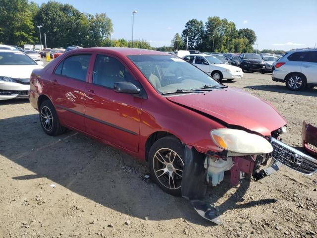 JTDBR32E870112676 - 2007 TOYOTA COROLLA CE Бордовий фото 4