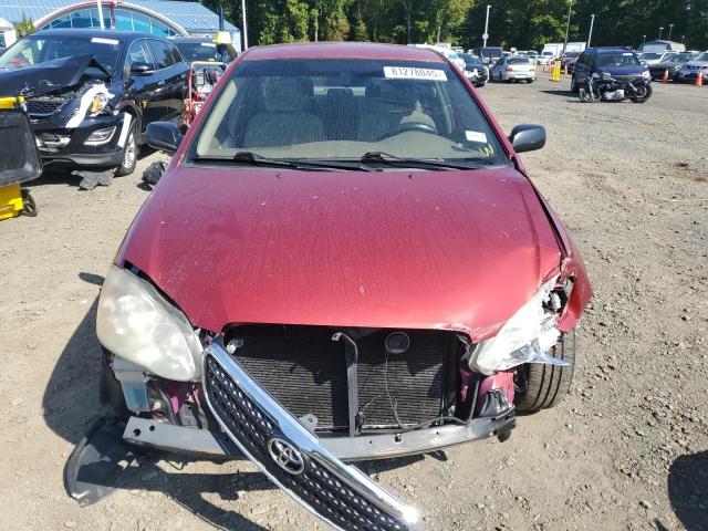 JTDBR32E870112676 - 2007 TOYOTA COROLLA CE Бордовий фото 5