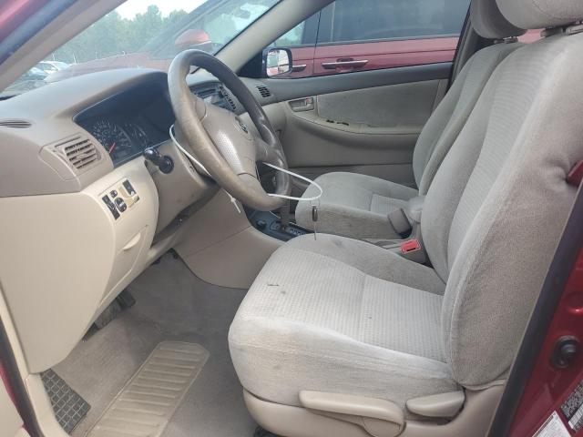 JTDBR32E870112676 - 2007 TOYOTA COROLLA CE Бордовий фото 7