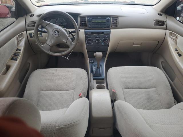 JTDBR32E870112676 - 2007 TOYOTA COROLLA CE Бордовий фото 8