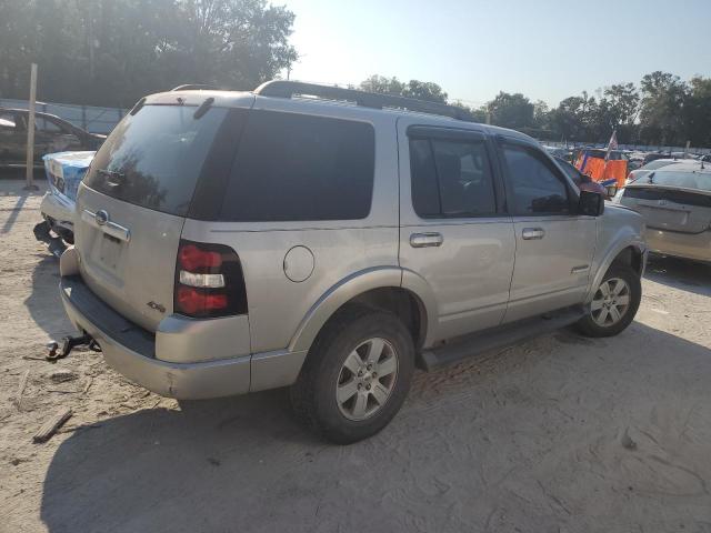 1FMEU73E38UB06100 - 2008 FORD EXPLORER XLT ვერცხლისფერი ფოტო 3