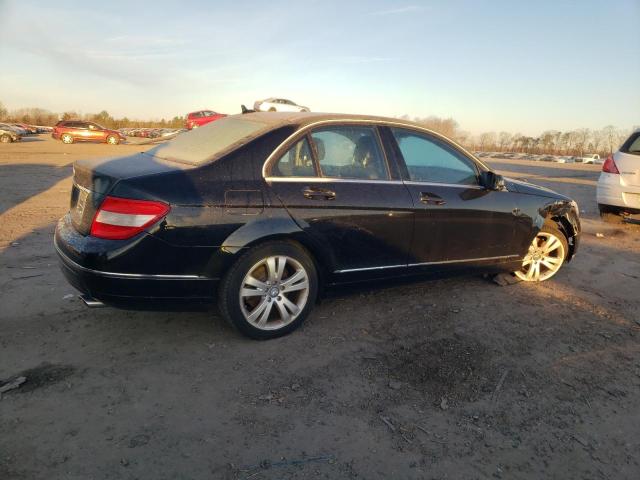 WDDGF5EB7BR186273 - 2011 MERCEDES-BENZ C 300 BLACK photo 3