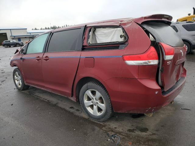 5TDKA3DC7CS011039 - 2012 TOYOTA SIENNA BASE RED photo 2