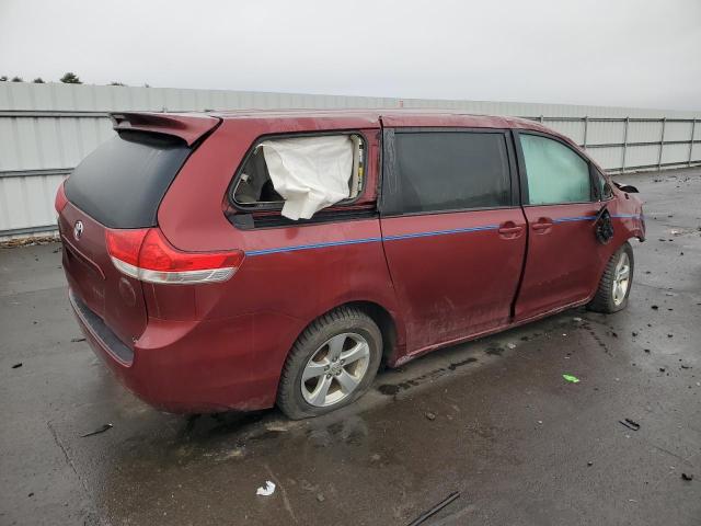 5TDKA3DC7CS011039 - 2012 TOYOTA SIENNA BASE RED photo 3