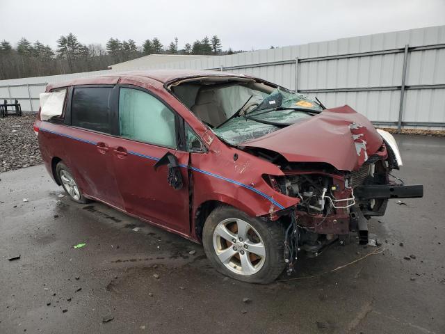 5TDKA3DC7CS011039 - 2012 TOYOTA SIENNA BASE RED photo 4