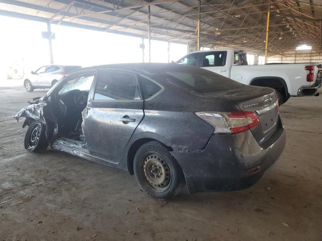 3N1AB7AP6FY344663 - 2015 NISSAN SENTRA S GRAY photo 2
