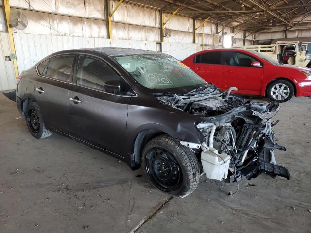 3N1AB7AP6FY344663 - 2015 NISSAN SENTRA S GRAY photo 4