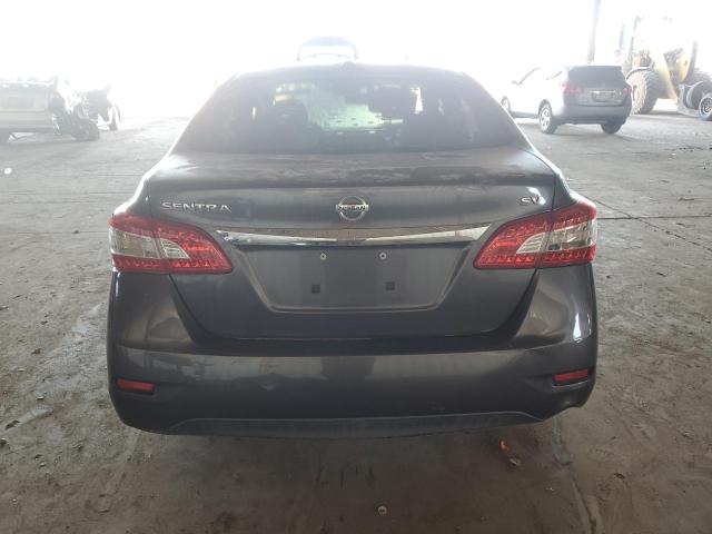 3N1AB7AP6FY344663 - 2015 NISSAN SENTRA S GRAY photo 6