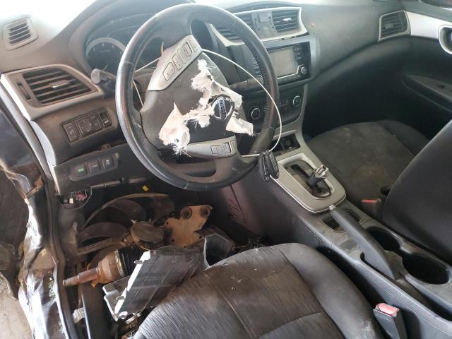 3N1AB7AP6FY344663 - 2015 NISSAN SENTRA S GRAY photo 8