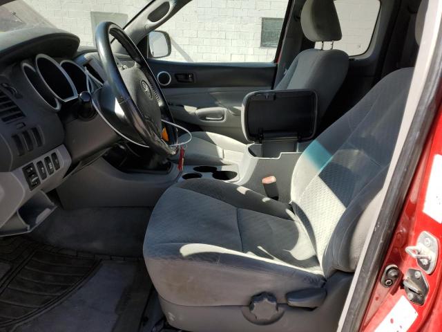 5TEUX42N19Z651230 - 2009 TOYOTA TACOMA ACCESS CAB Червоний фото 7