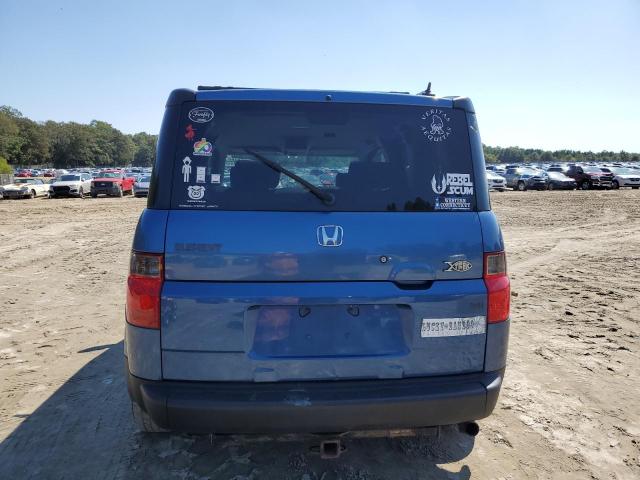 5J6YH28726L027923 - 2006 HONDA ELEMENT EX BLUE photo 6